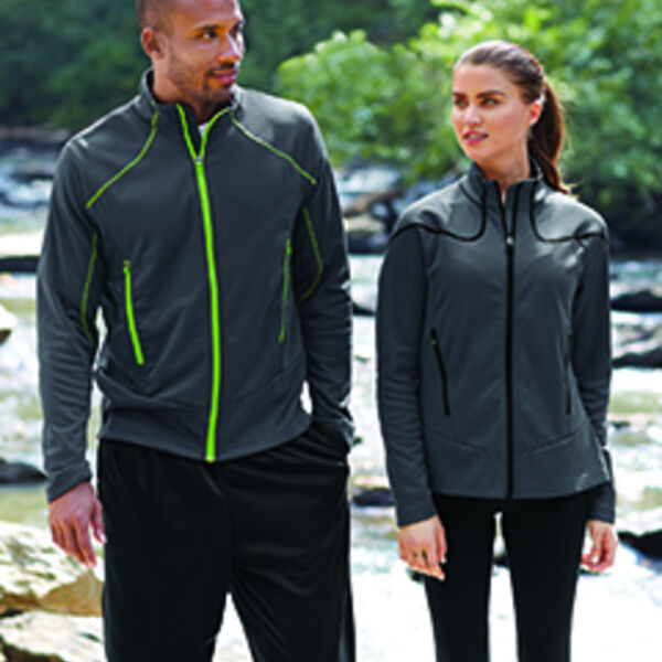 North End Ladies' Cadence Interactive Two-Tone Brush Back Jacket Thumbnail