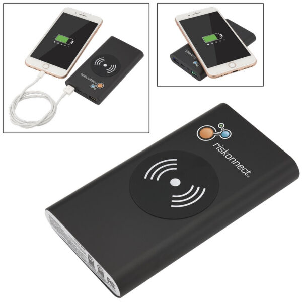UL Cert Tri-Way Wireless/ Power Bank 10,000mAh Thumbnail