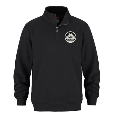 Adult 1/4 Zip Sweatshirt *Embroidered Logo* Thumbnail