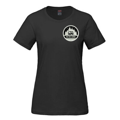 Ladies RING SPUN Combed Cotton Crewneck T-Shirt Thumbnail